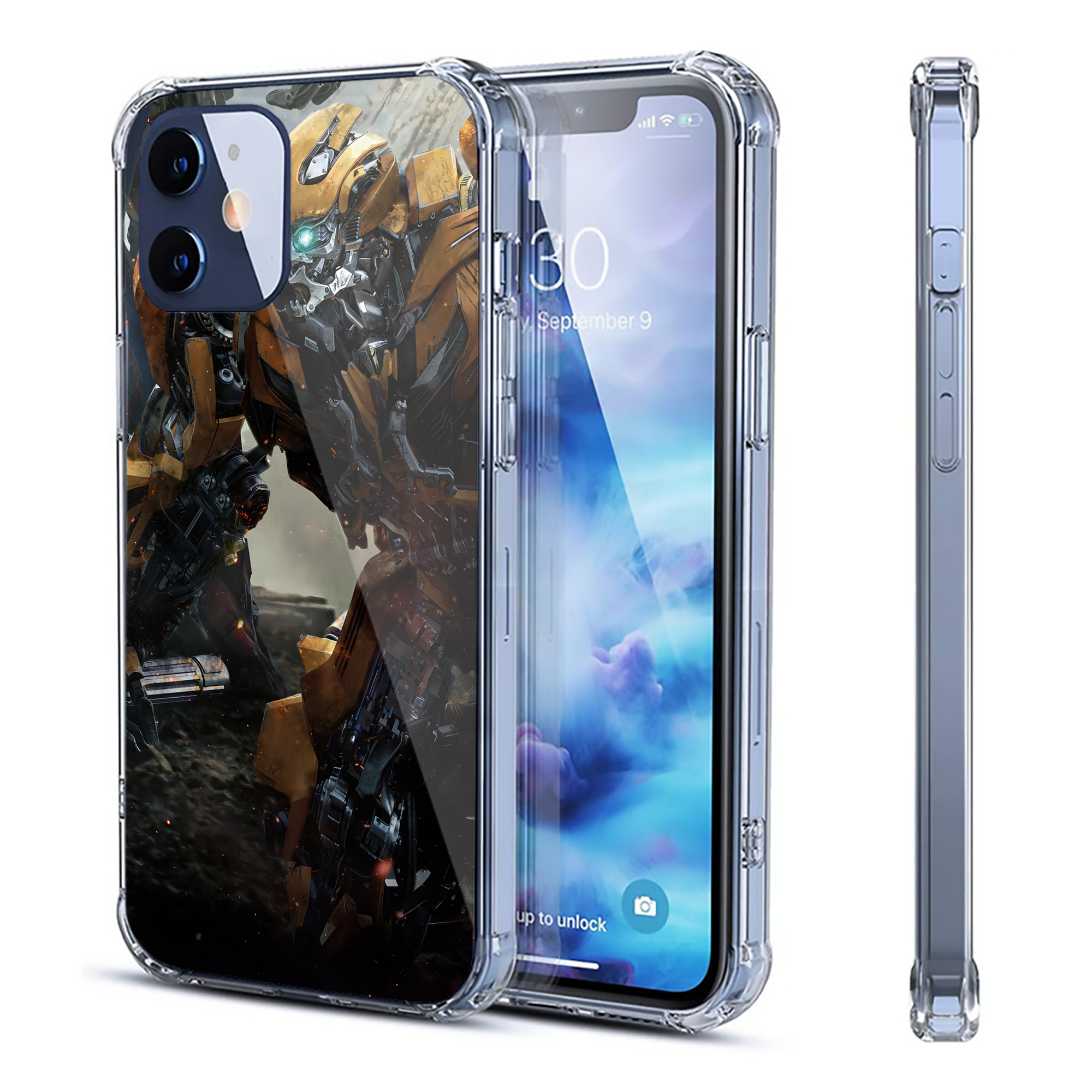 （画像用） Transformers トランスフォーマー 【iPhone 12シリーズ対応】透明スマホケース（クリアソフトケース）